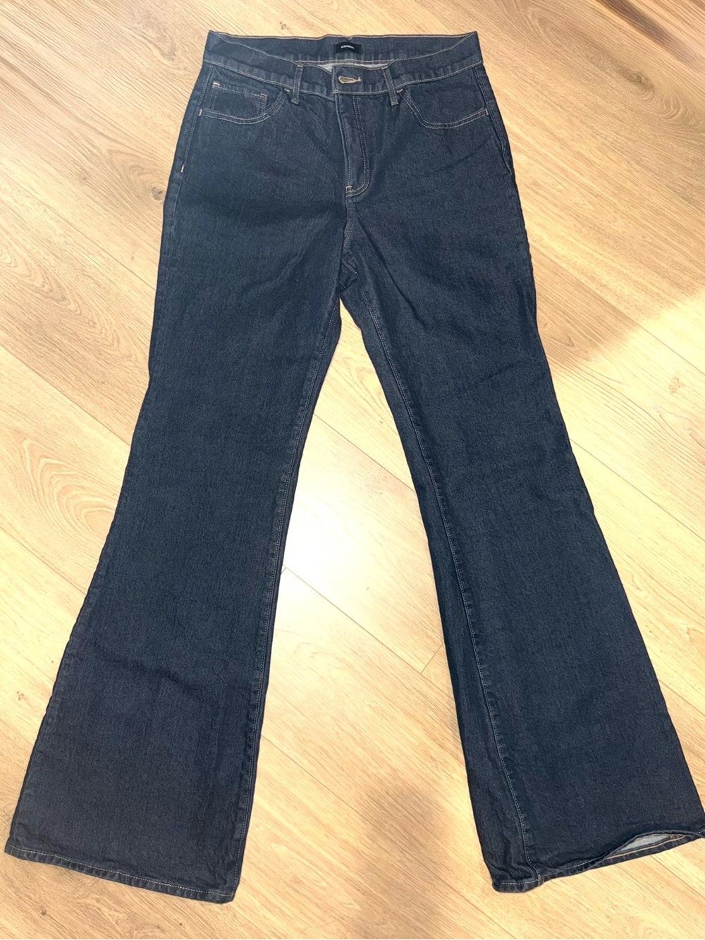 Express 70s Flare Mid Rise Jeans – Size 10 Long